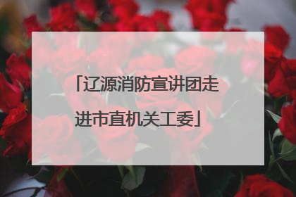 辽源消防宣讲团走进市直机关工委