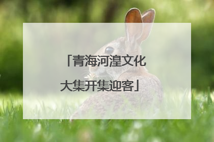 青海河湟文化大集开集迎客