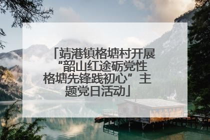 靖港镇格塘村开展“韶山红途砺党性 格塘先锋践初心”主题党日活动