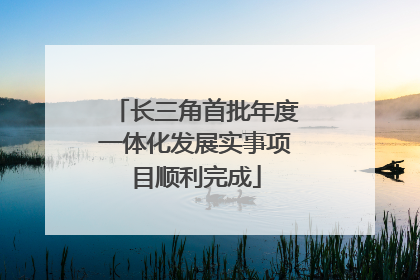长三角首批年度一体化发展实事项目顺利完成