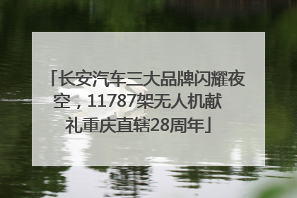 长安汽车三大品牌闪耀夜空，11787架无人机献礼重庆直辖28周年