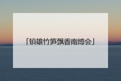 镇雄竹笋飘香南博会