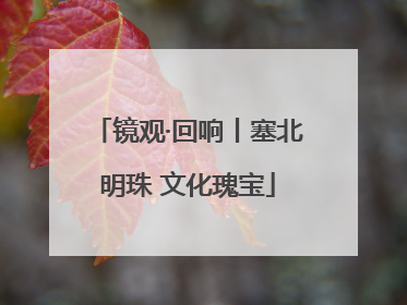 镜观·回响丨塞北明珠 文化瑰宝