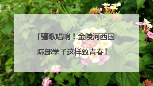 骊歌唱响！金陵河西国际部学子这样致青春
