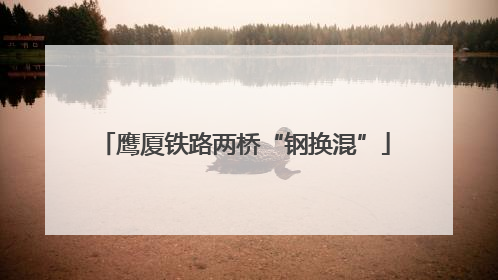 鹰厦铁路两桥“钢换混”