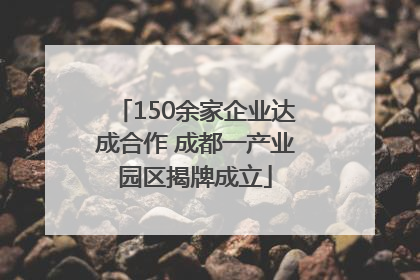 150余家企业达成合作 成都一产业园区揭牌成立