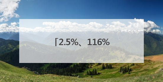 2.5%、116%、12.4%……第一、新高！“数”里行间感知经济活力