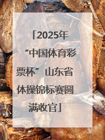 2025年“中国体育彩票杯”山东省体操锦标赛圆满收官
