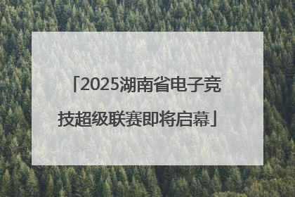 2025湖南省电子竞技超级联赛即将启幕