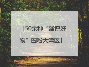 50余种“淄博好物”圈粉大湾区